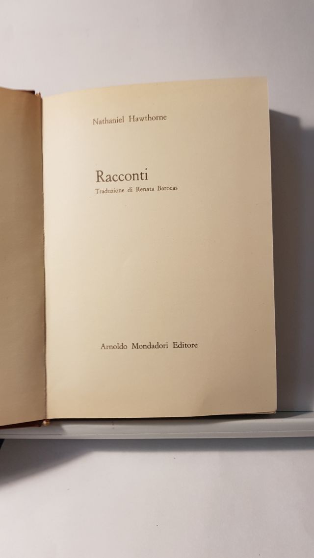 RACCONTI - EDGAR ALLAN POE - MONDADORI 1970