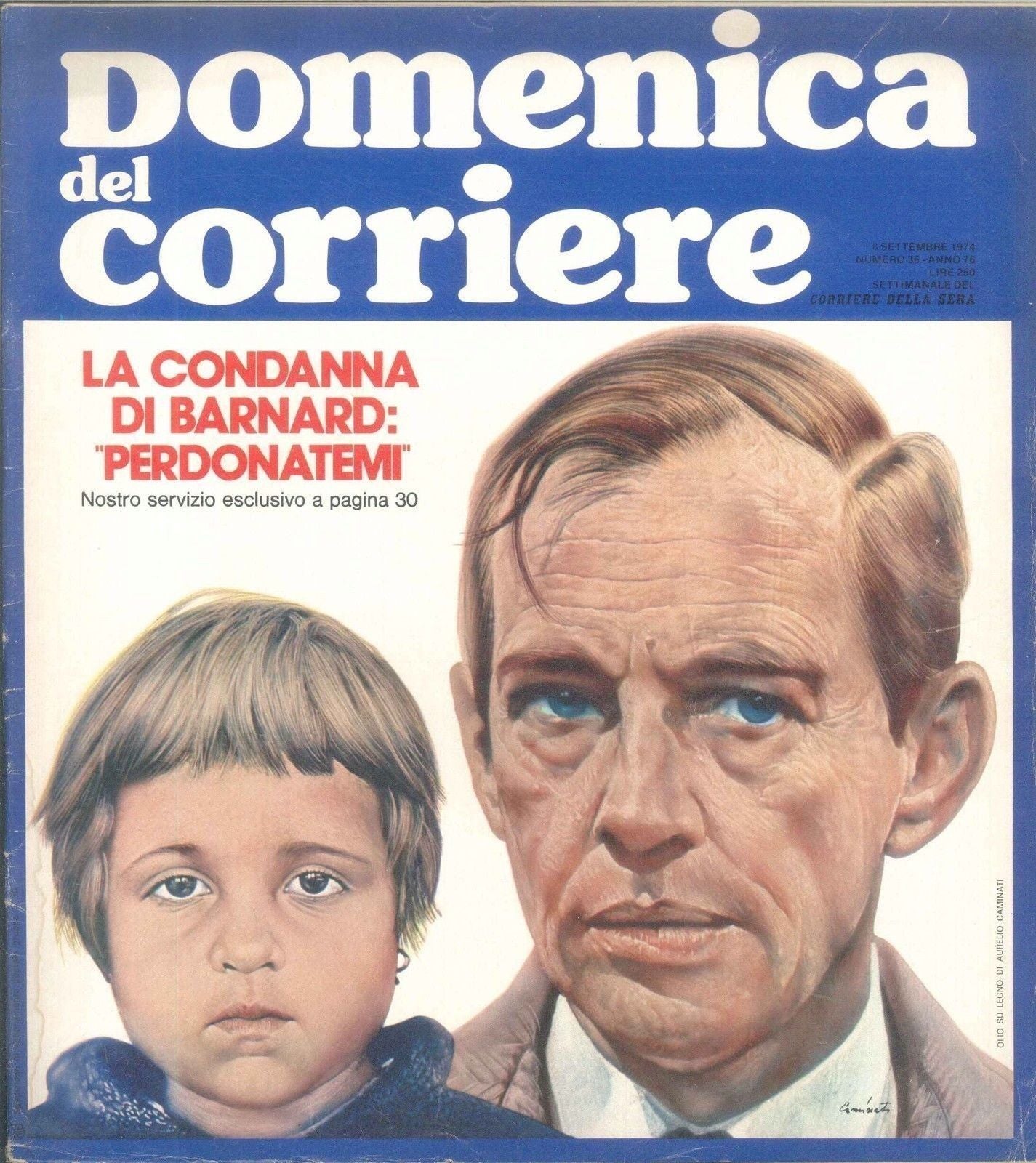 DOMENICA DEL CORRIERE N 36 - 8 SETTEMBRE 1974