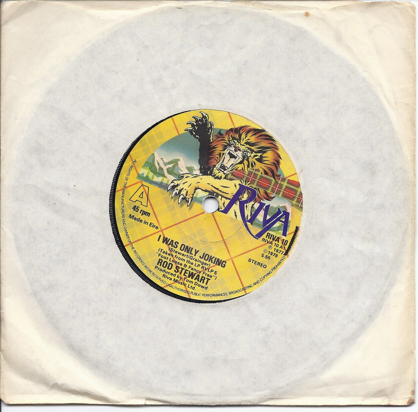 I WAS ONLY JOKING - HOT LEGS -- ROD STEWART