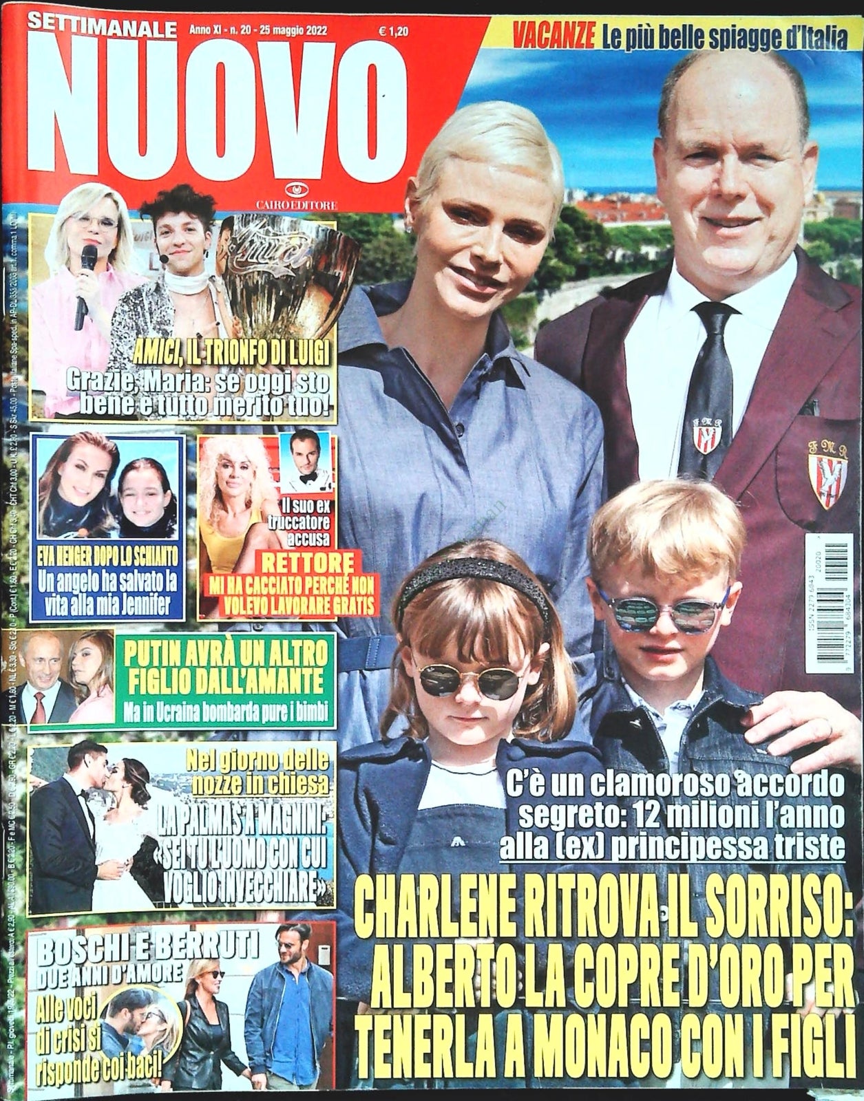 SETTIMANALE NUOVO 25 MAGGIO 2022 - CHJARLENE-EVA HENGER-BOSCHI-OUTLET DEL LIBRO