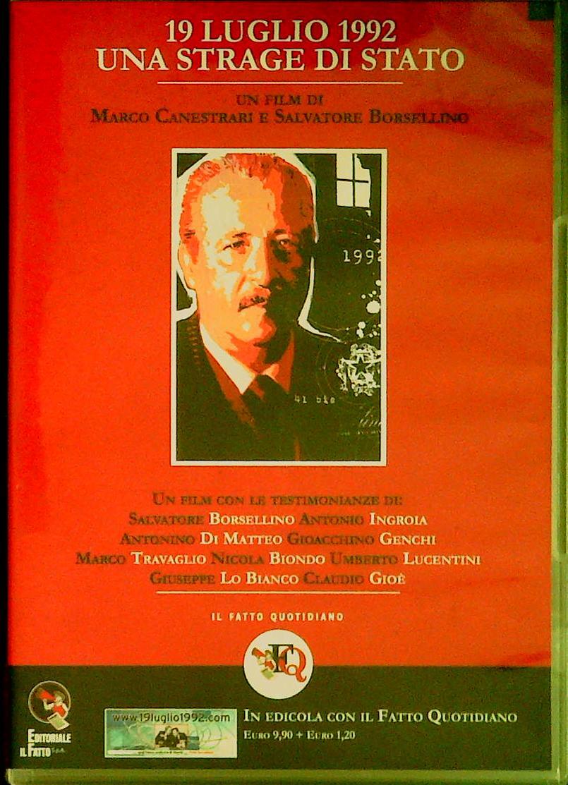 19 LUGLIO 1992. UNA STRAGE DI STATO - DVD
