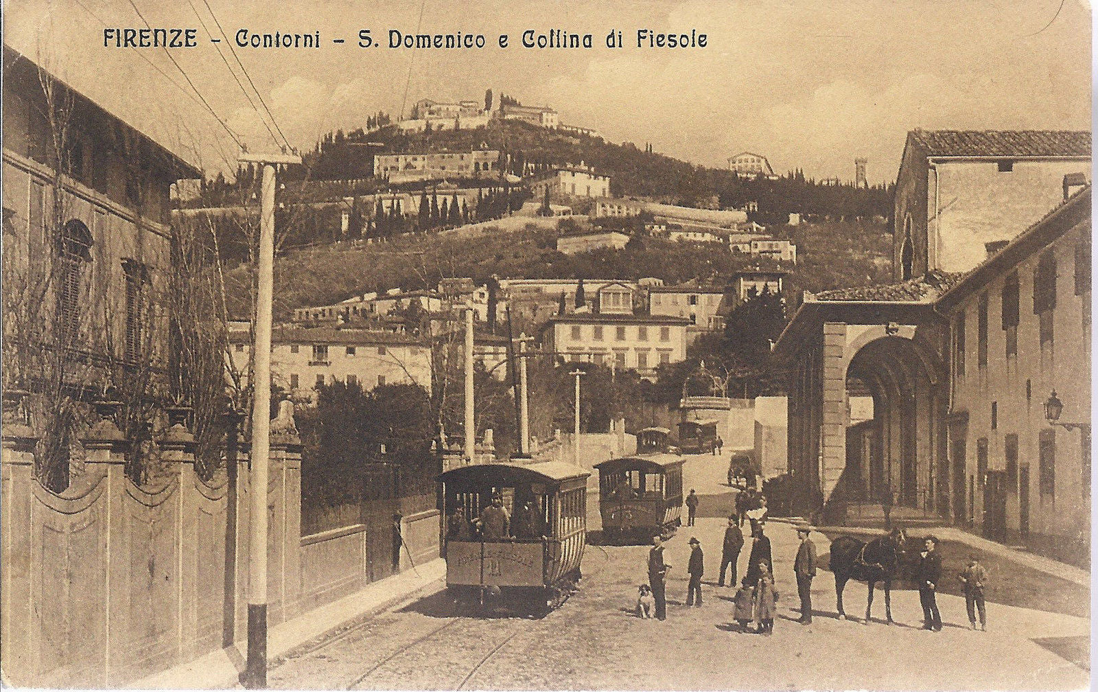 FIRENZE - CONTORNI - S. DOMENICO E COLLINA DI FIESOLE - TRAM