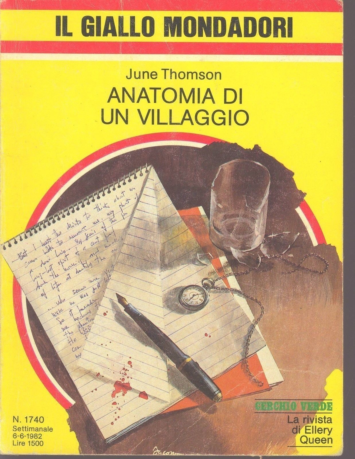 ANATOMIA DI UN VILLAGGIO - JUNE THOMSON