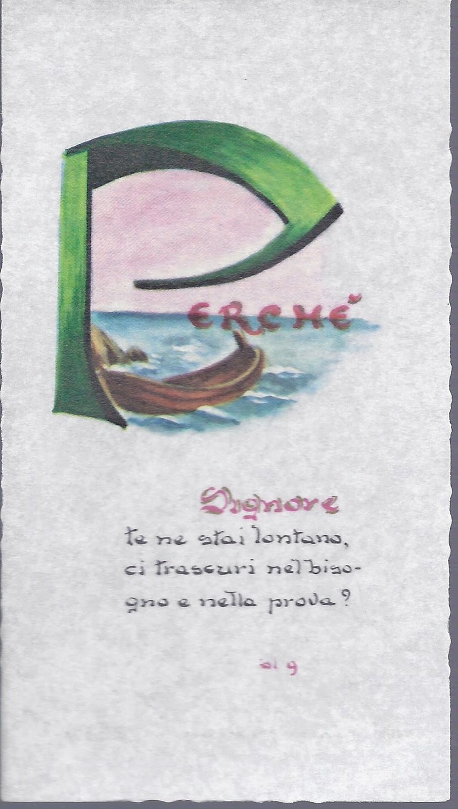 PERCHE' SIGNORE..... - SANTINO - AS015-300 - Ed. Monast