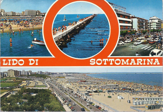 LIDO DI SOTTOMARINA - 4 VEDUTE - V1976
