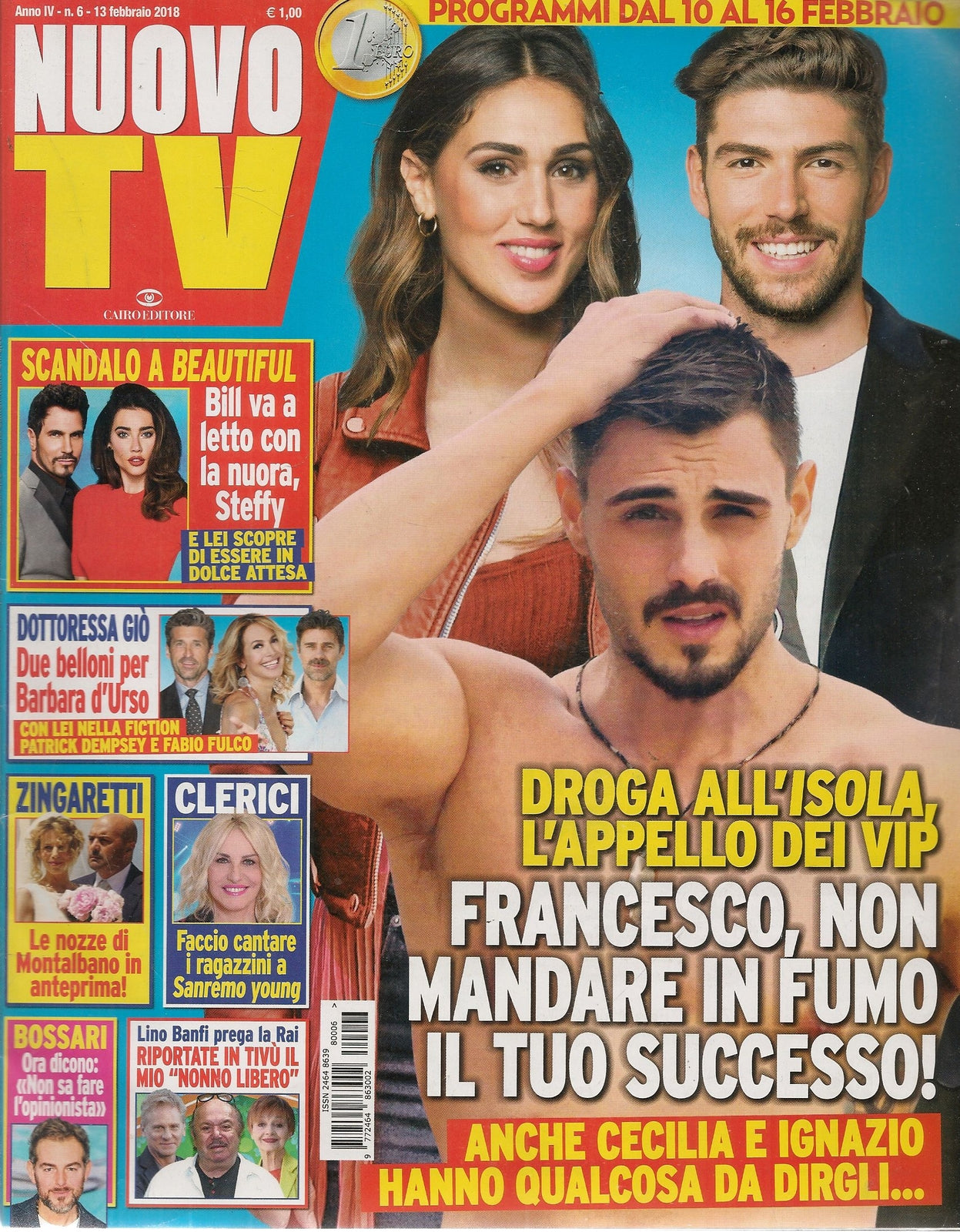 NUOVO TV 13 FEBBRAIO 2018 - ISOLA - CLERICI - BOSSARI