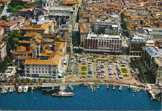 COMO - PIAZZA CAVOUR VISTA DALL'AEREO - NV - FG