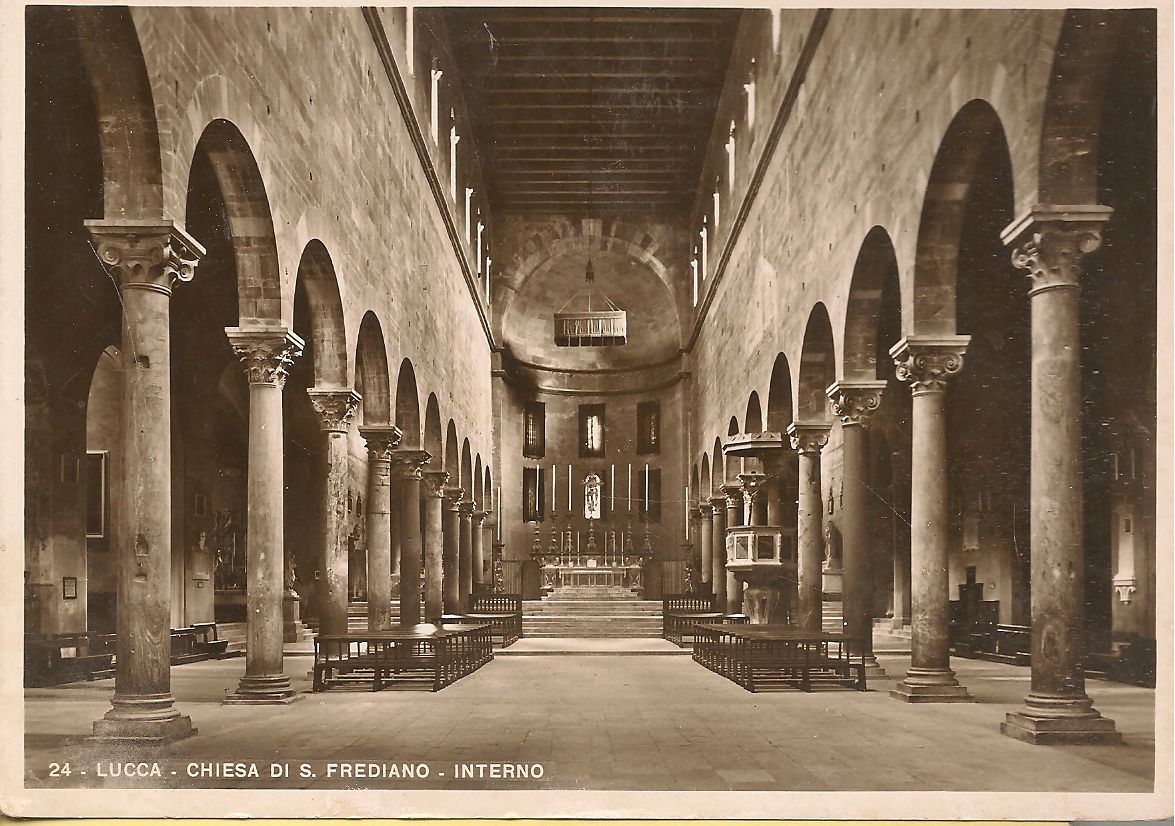 LUCCA - CHIESA DI S. FREDIANO - INTERNO - NV
