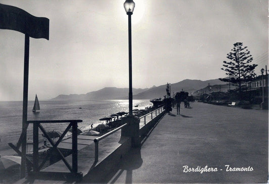 BORDIGHERA - TRAMONTO V1958