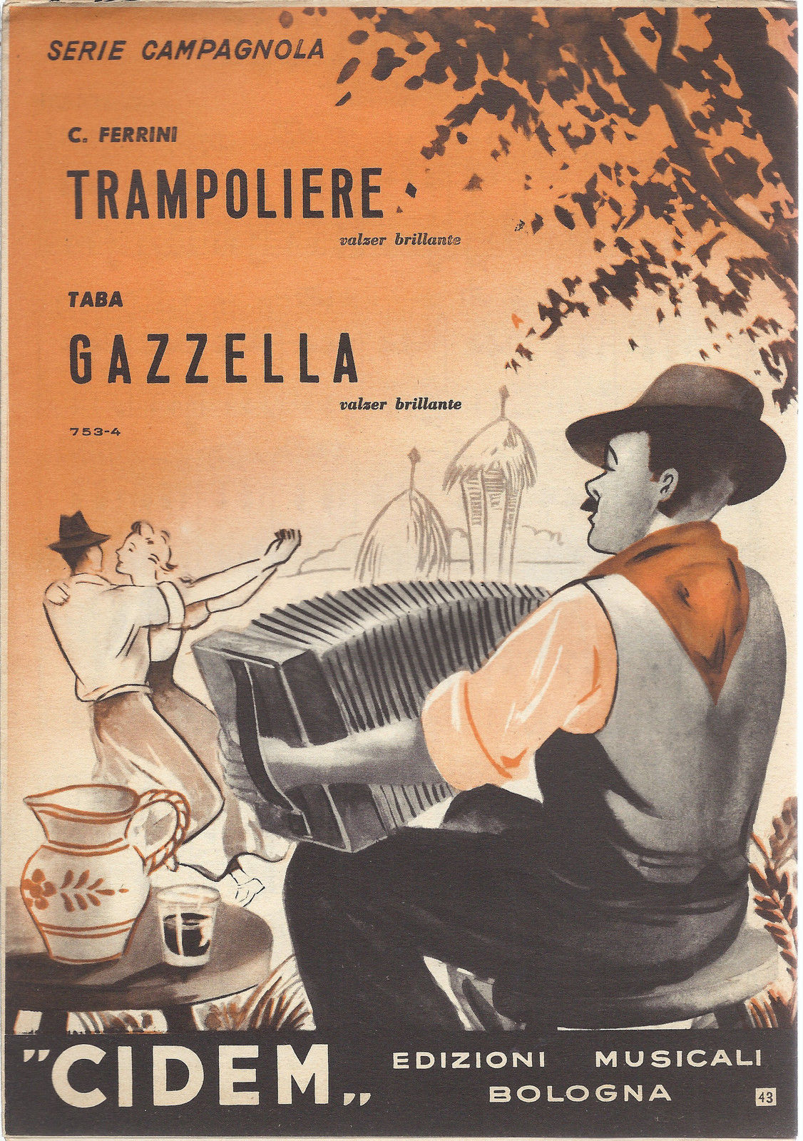 TRAMPOLIERE (C. Ferrini) - GAZZELLA (Taba) # SPARTITO