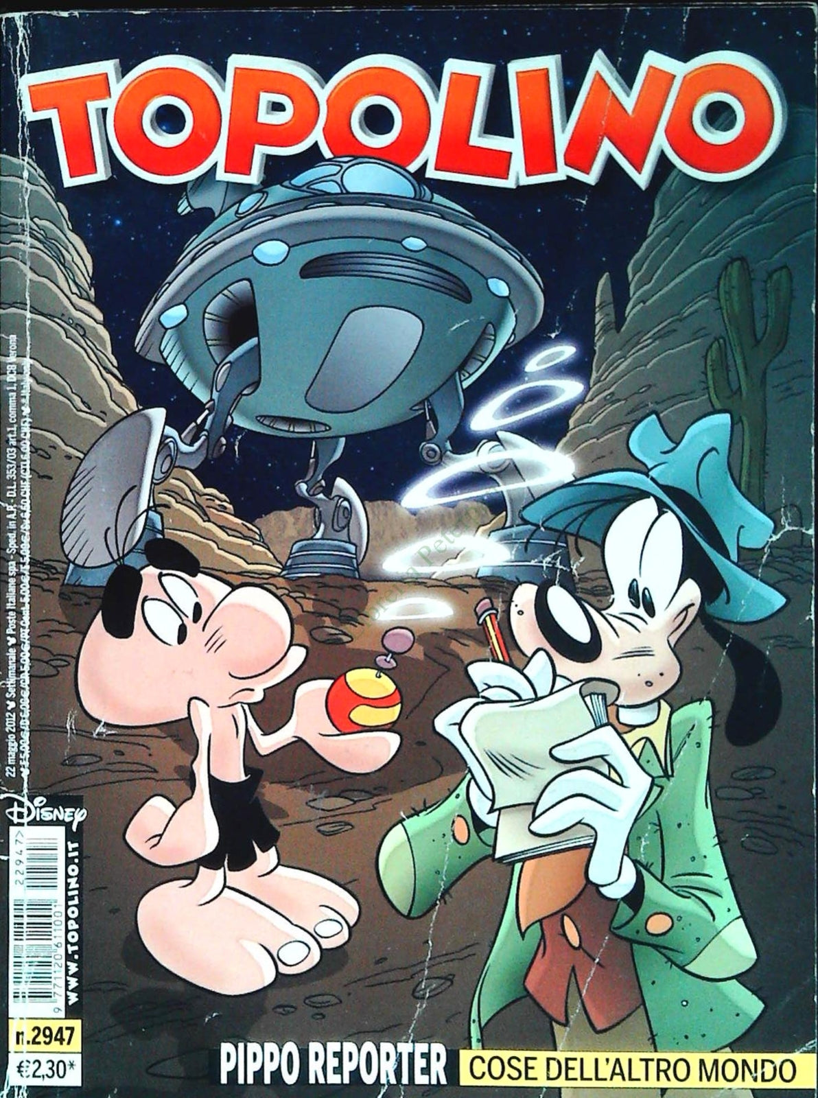 TOPOLINO N. 2947 - 22 MAGGIO 2012