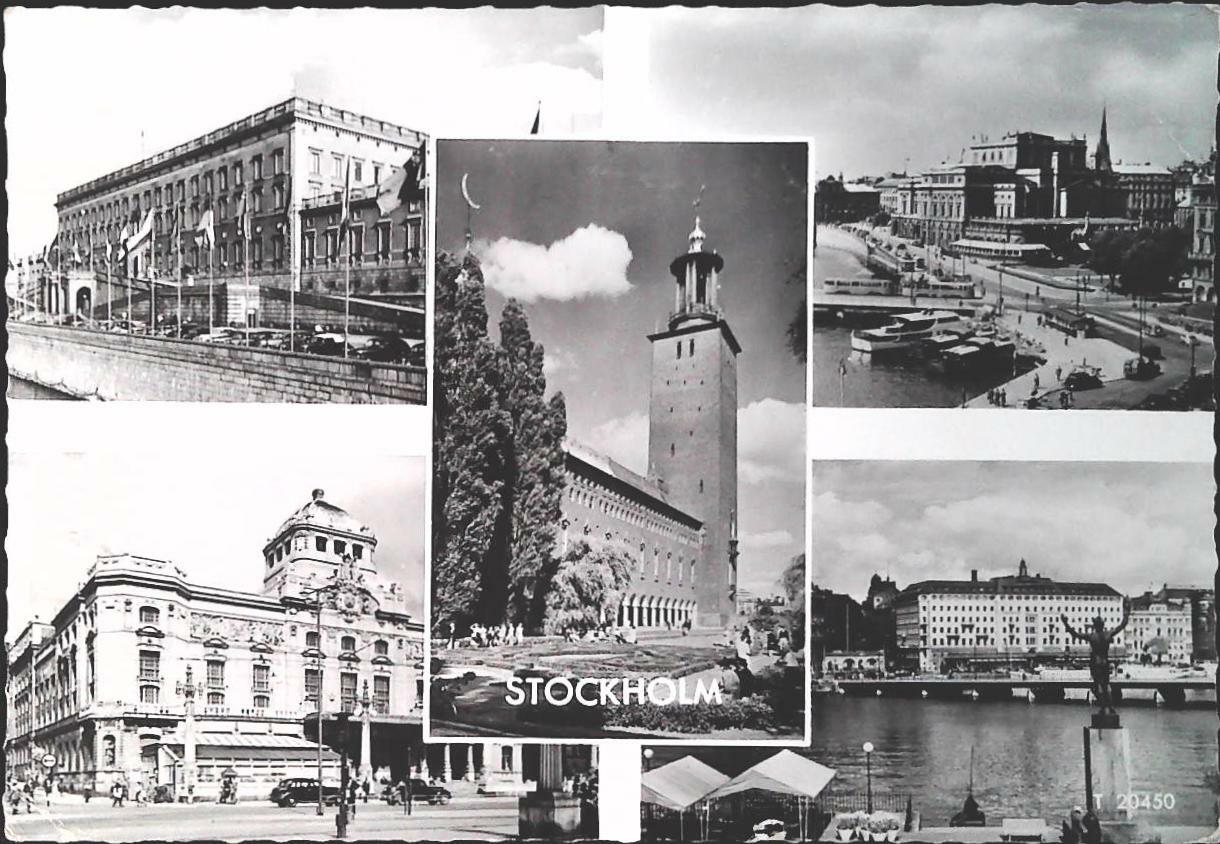 STOCKHOLM - SVEZIA - CINQUE VEDUTE - 1963