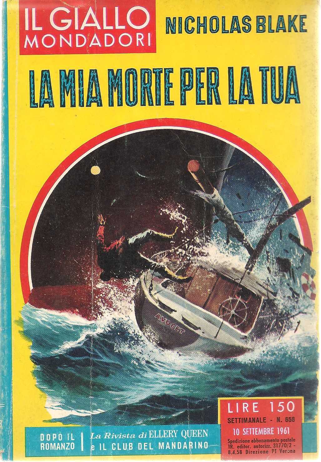 LA MIA MORTE PER LA TUA - NICHOLAS BLAKE