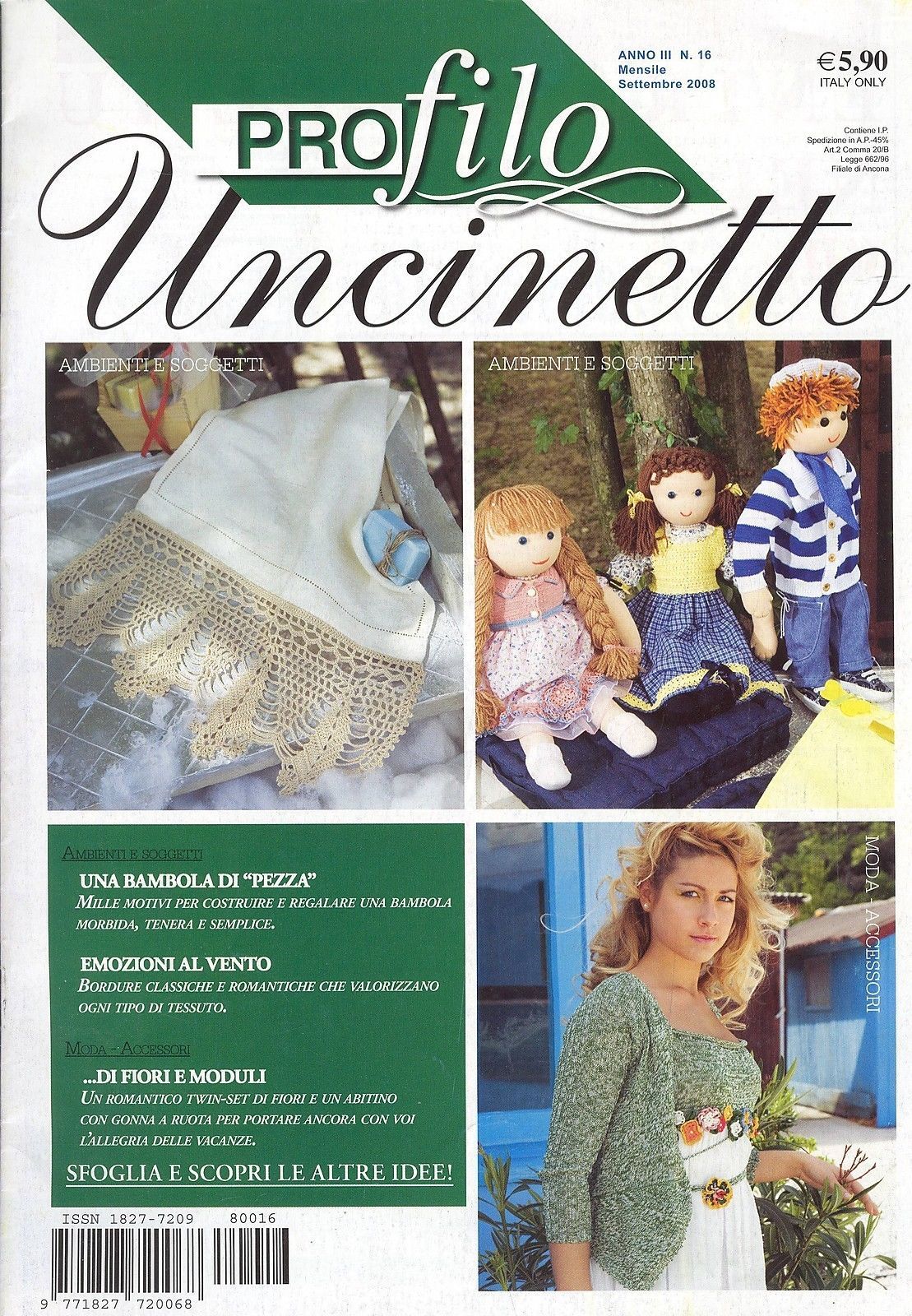PROFILO UNCINETTO N 16 - SETTEMBRE 2008