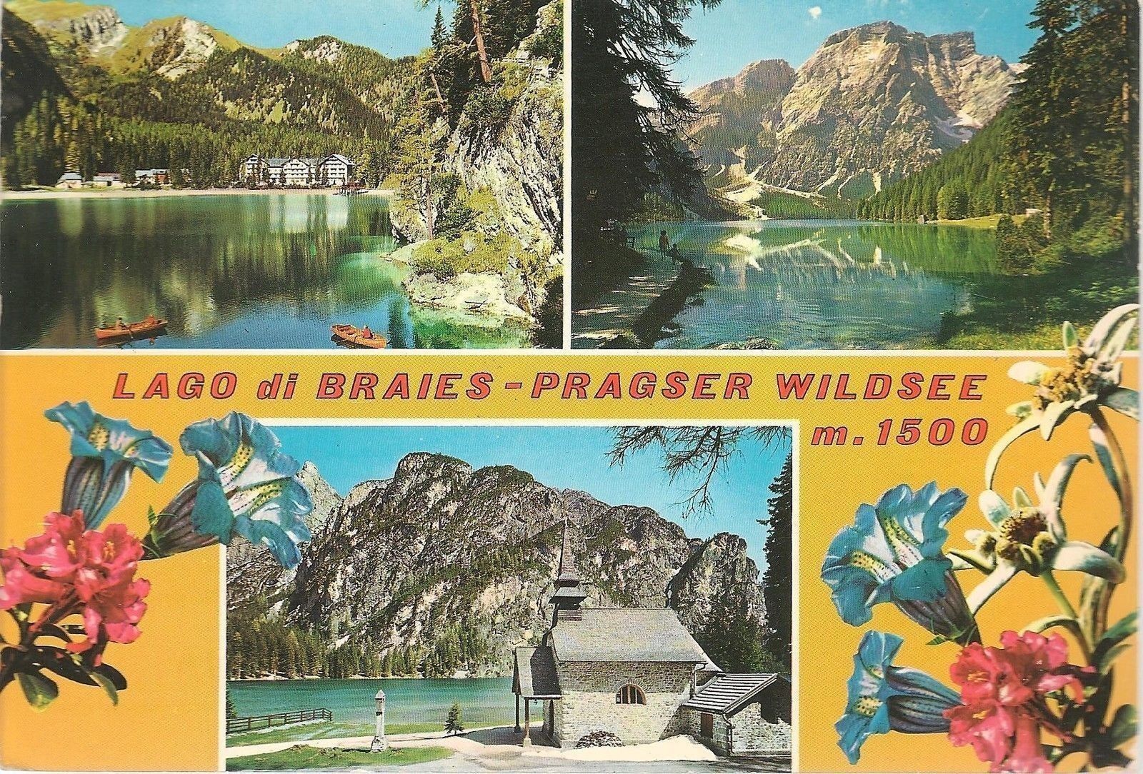 LAGO DI BRAIES - 3 VEDUTE - V1980