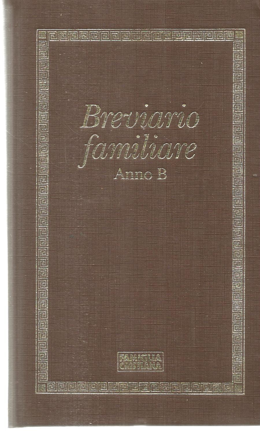 BREVIARIO FAMILIARE - ANNO B - OUTLET DEL LIBRO