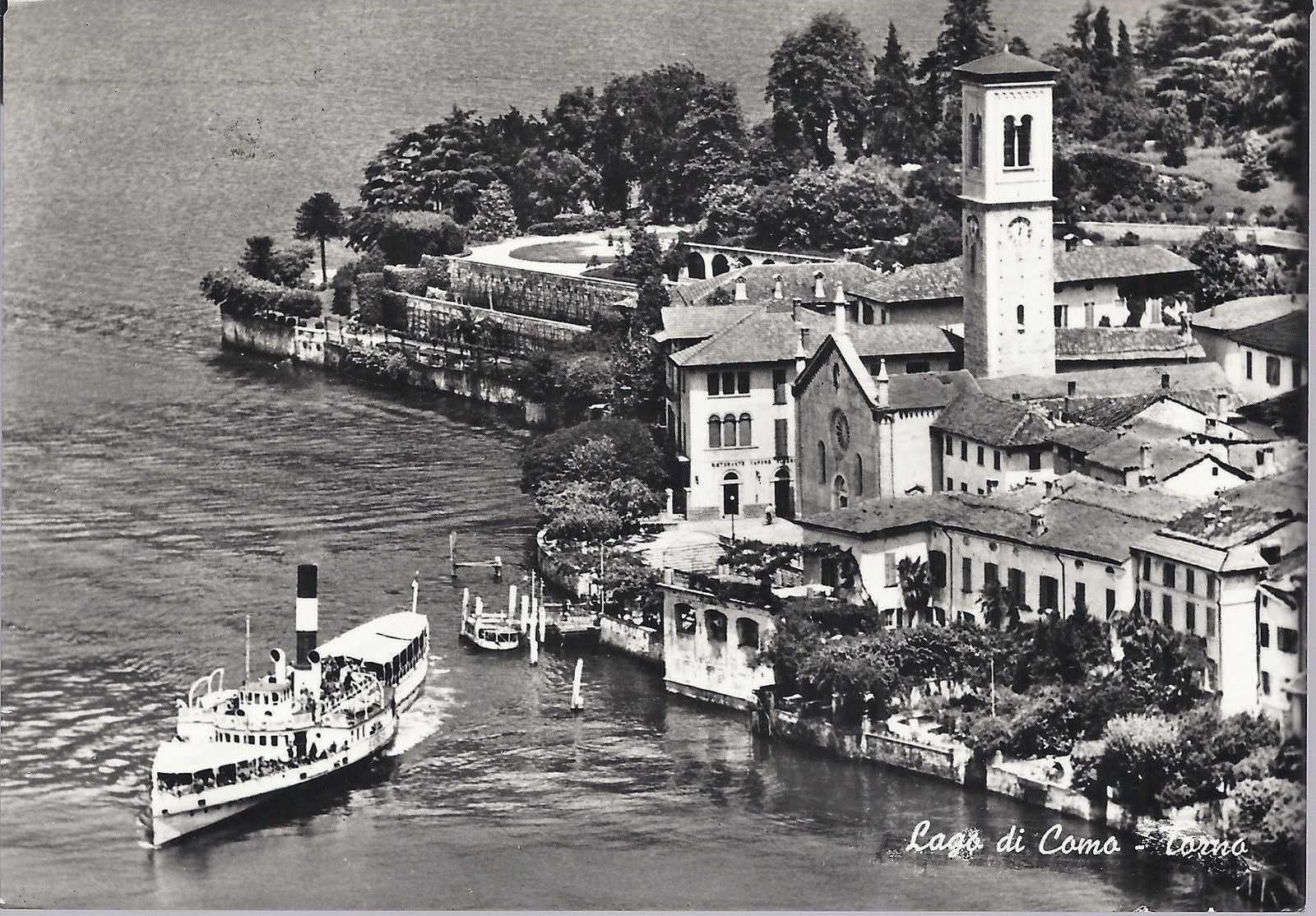 TORNO - LAGO DI COMO - V 1959 - FG - BATTELLO