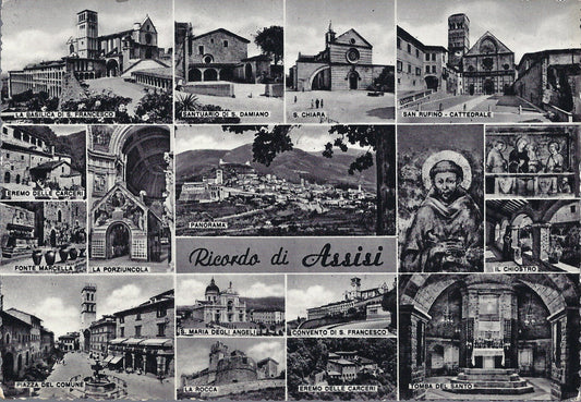 ASSISI - RICORDO - 15 VEDUTINE - NV