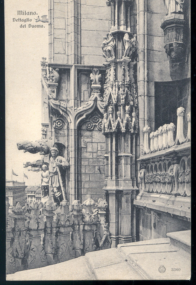 MILANO - DETTAGLIO DEL DUOMO - NV