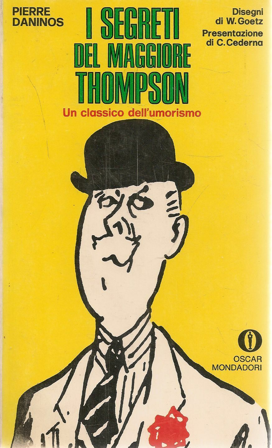 I SEGRETI DEL MAGGIORE THOMPSON - PIERRE DANINOS
