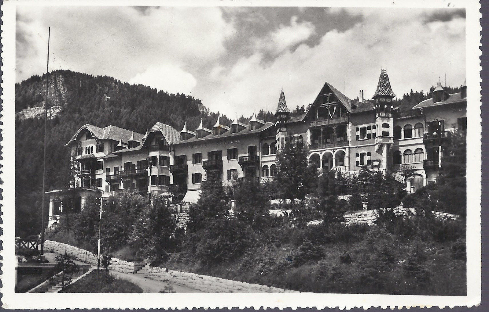 PASSO DELLA MENDOLA - GRANDI ALBERGHI - V 1958 - FP
