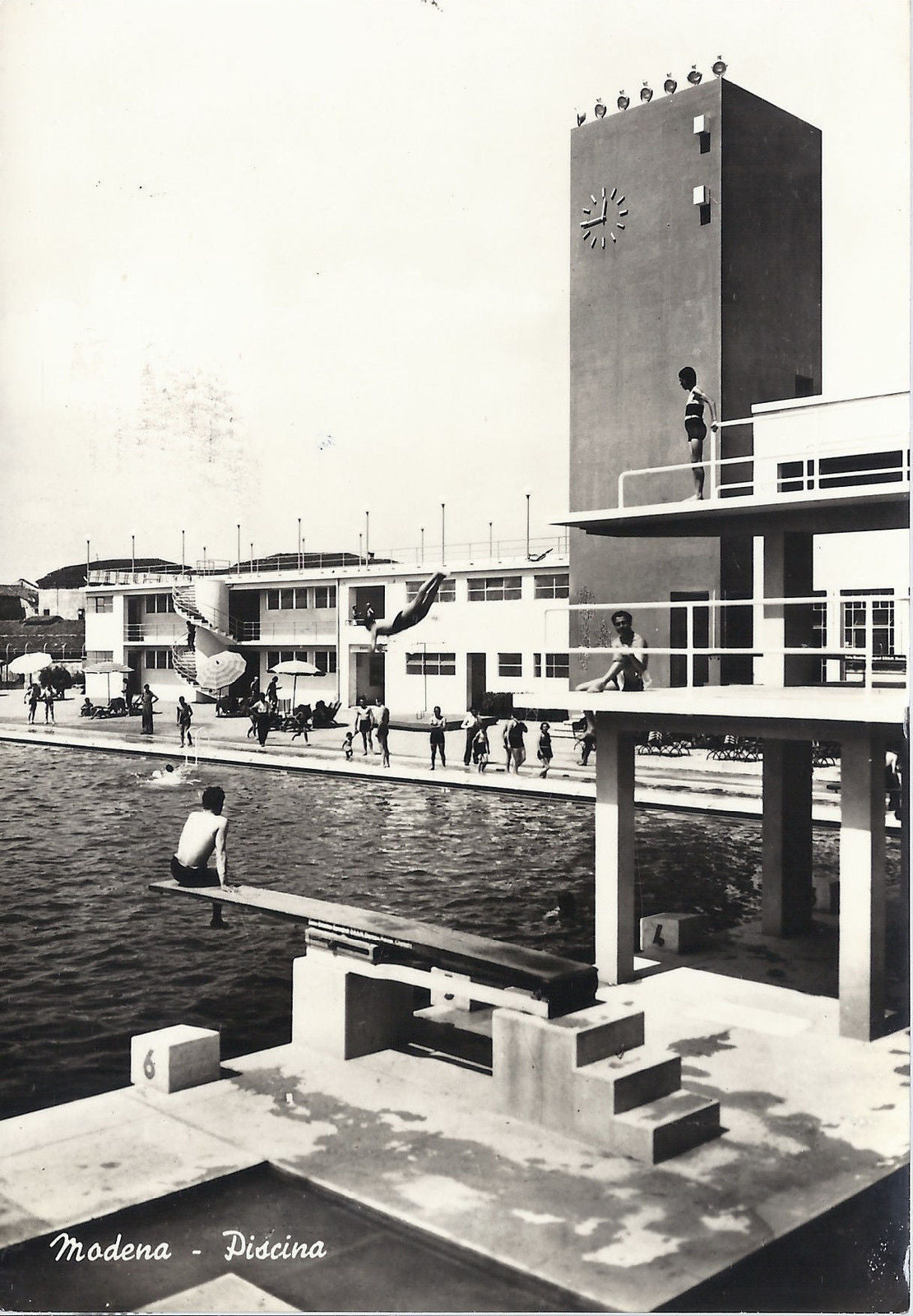 MODENA - PISCINA - V 1956 - FG - animata