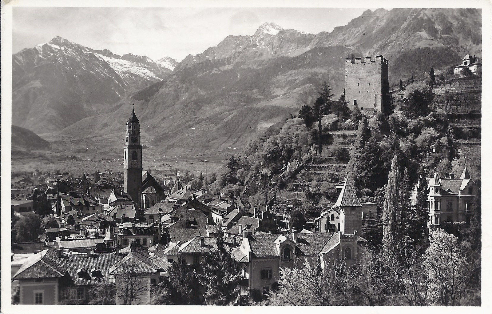 MERANO   VEDUTA GENERALE -  MERAN   GESAMTANSICHT - V 1933 -