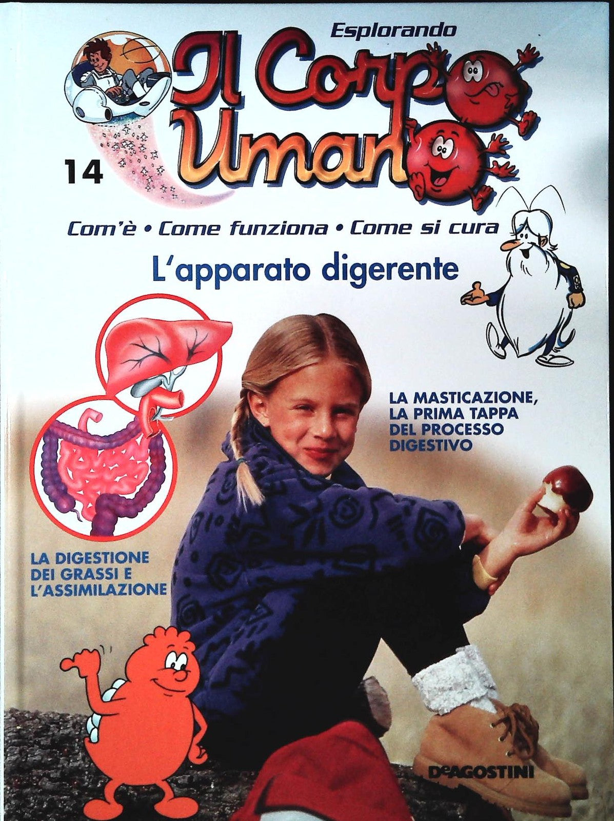 ESPLORANDO IL CORPO UMANO N. 14 -L'APPARATO DIGERENTE - DE AGOSTINI 2004