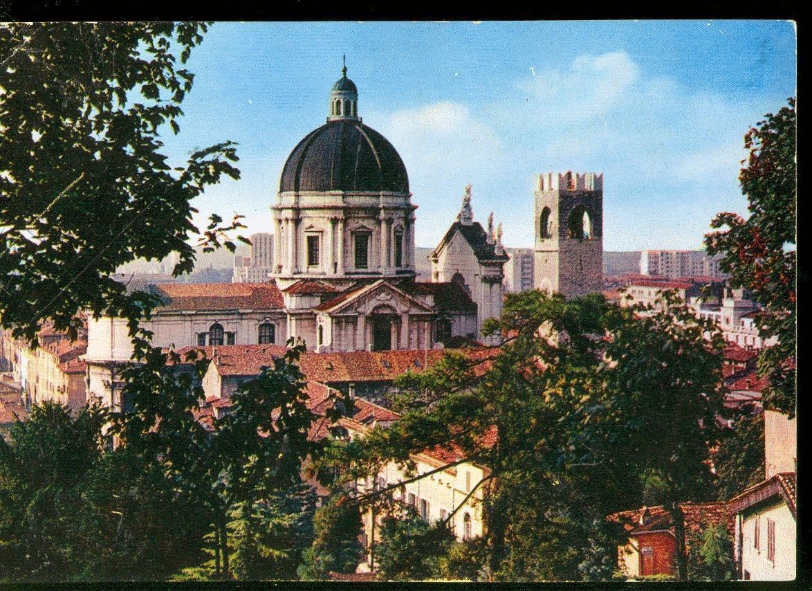BRESCIA, IL DUOMO DAL CASTELLO - V1961