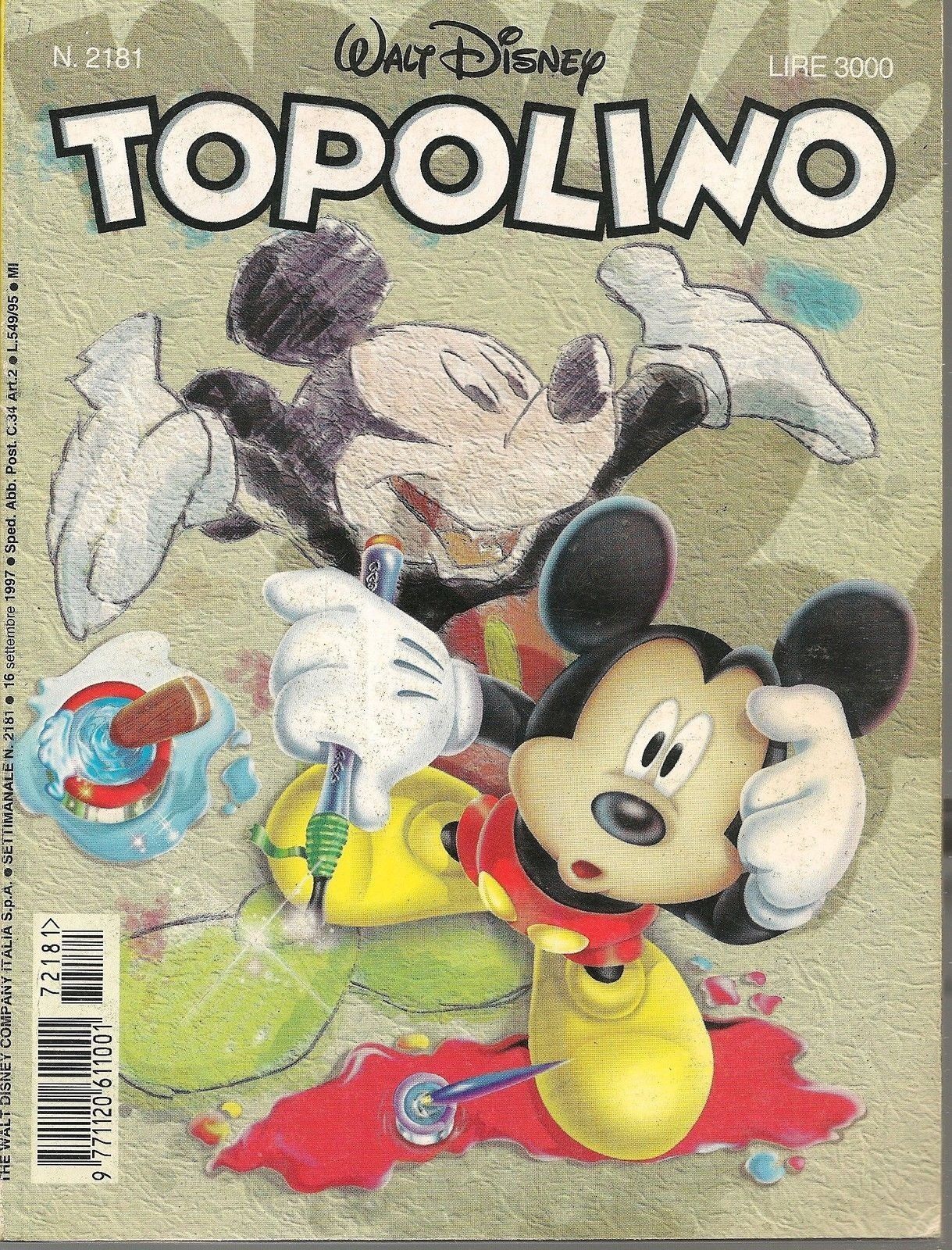 TOPOLINO N° 2181 - 16 SETTEMBRE 1997