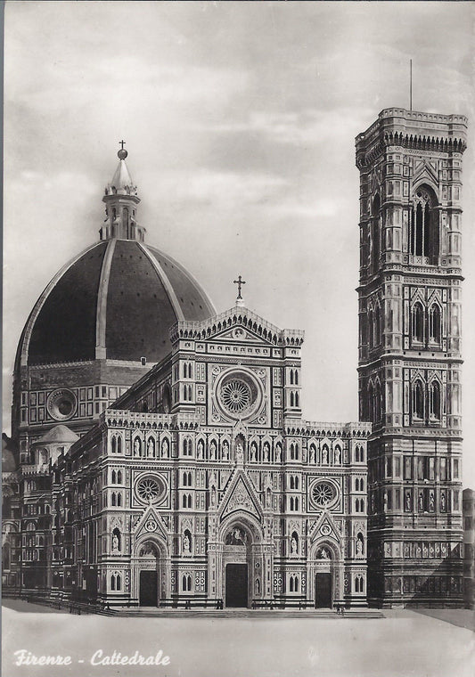FIRENZE - CATTEDRALE - LA FACCIATA E IL CAMPANILE - NV (Timb