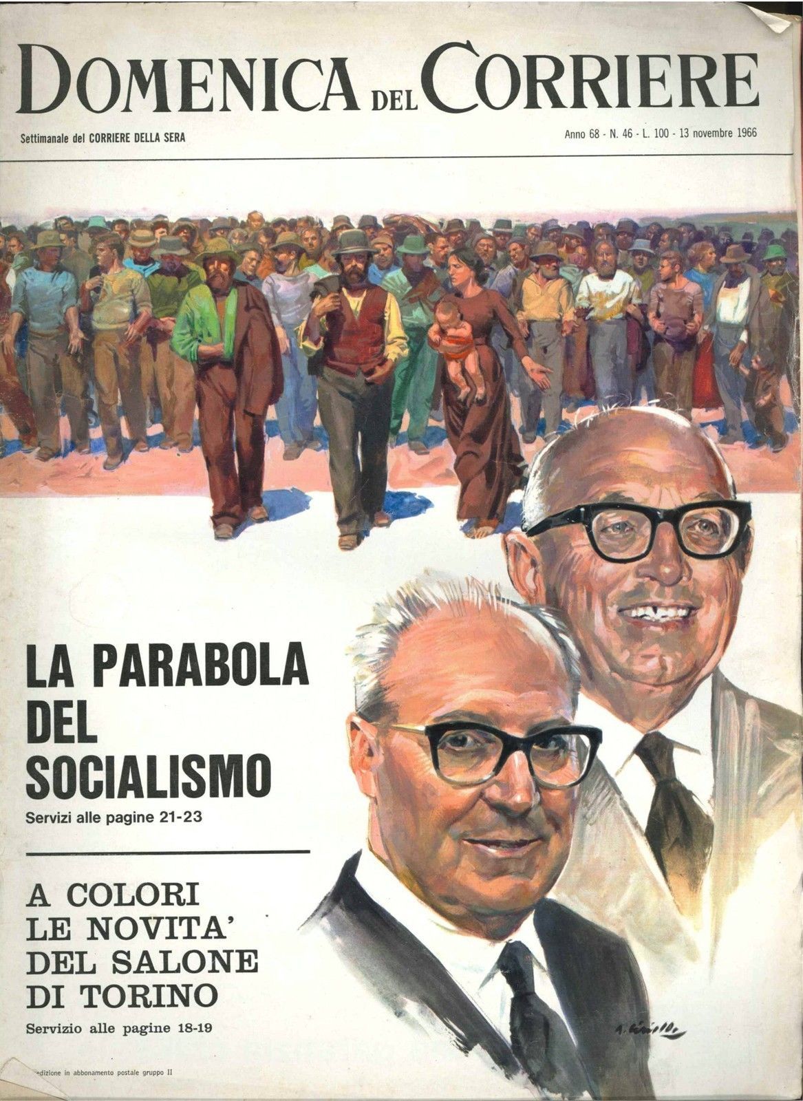 DOMENICA DEL CORRIERE N 46 - 12 NOVEMBRE 1966