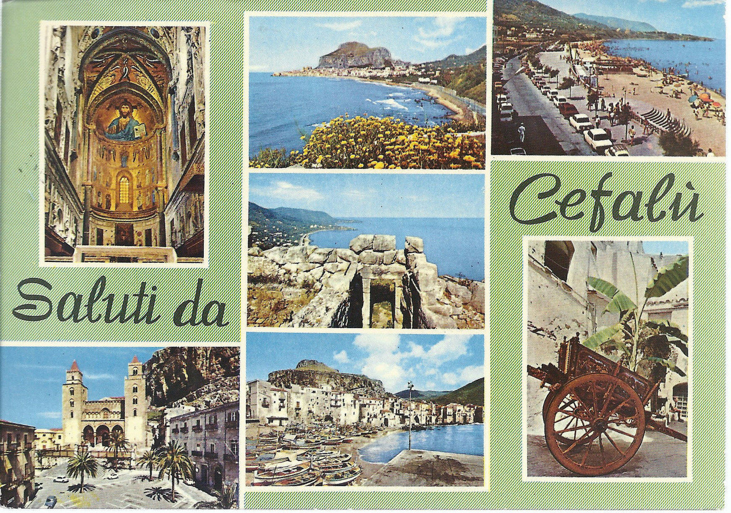 CEFALU' - SALUTI - 7 VEDUTINE - V1979