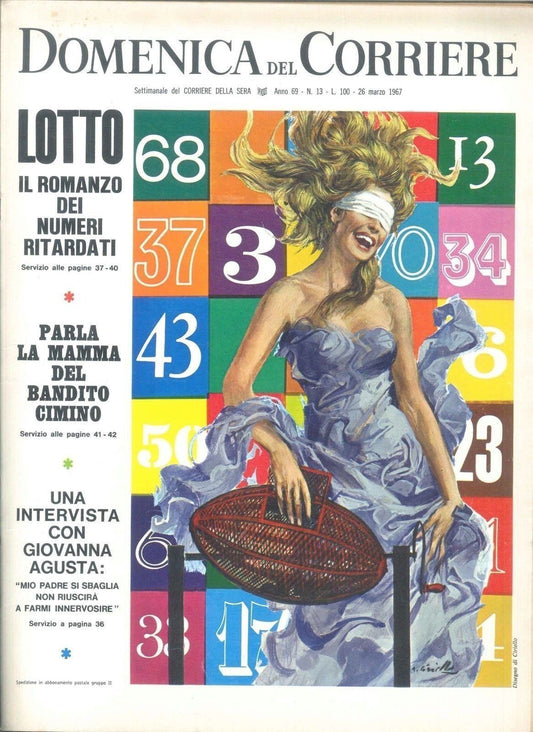 DOMENICA DEL CORRIERE N 13 - 26 MARZO 1967