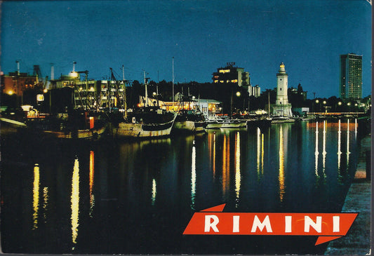 RIMINI - PORTO CANALE - NOTTURNO - V1975