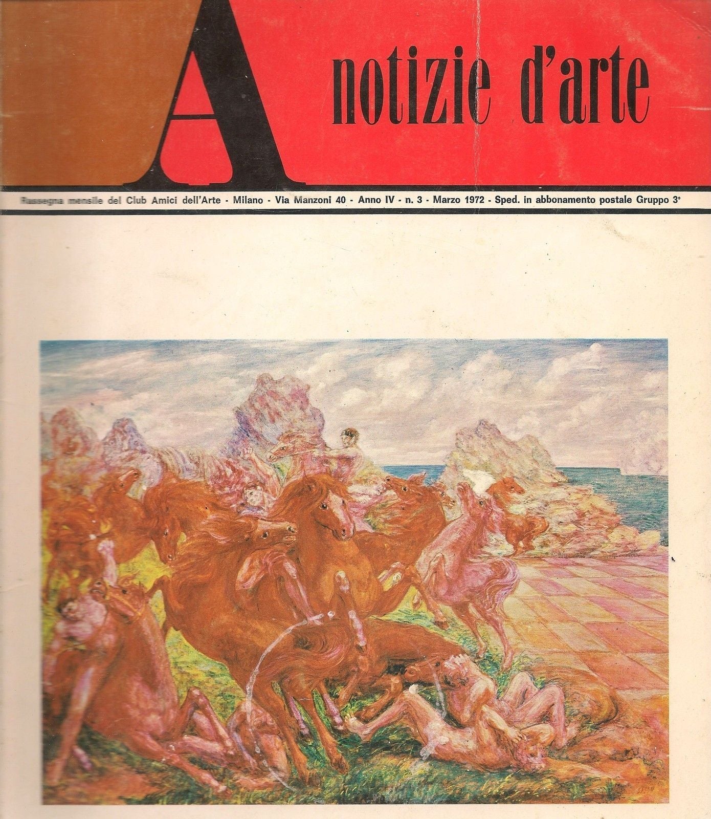 NOTIZIE D'ARTE MARZO 1972 - AA.VV.