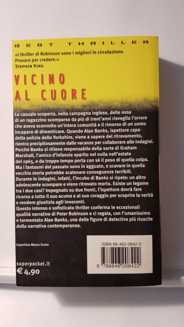VICINO AL CUORE - PETER ROBINSON - SUPERPOCKET 2006