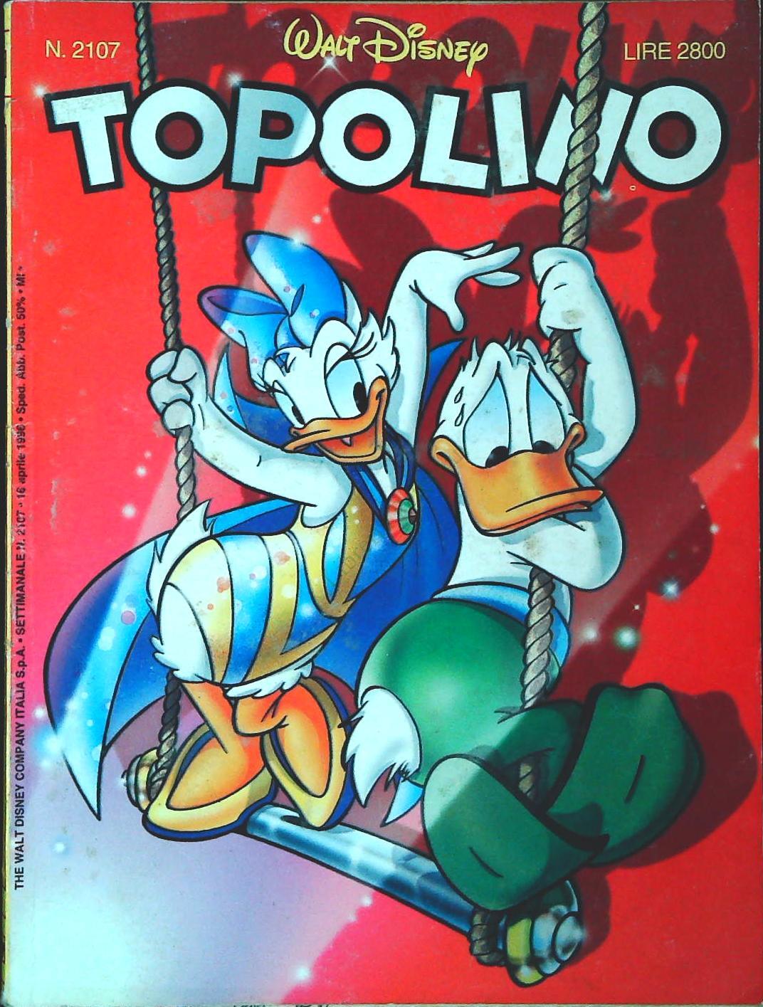 TOPOLINO N. 2107 - 16 APRILE 1996
