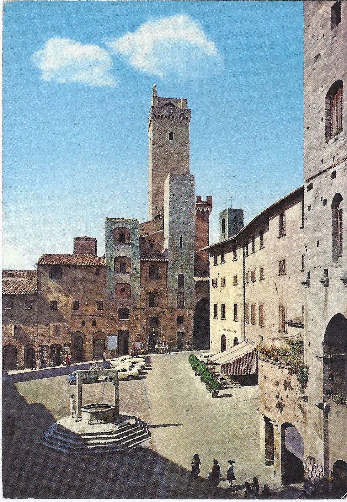 SAN GIMIGNANO - PIAZZA DELLA CISTERNA E TORRI ARDINGHELLI - 