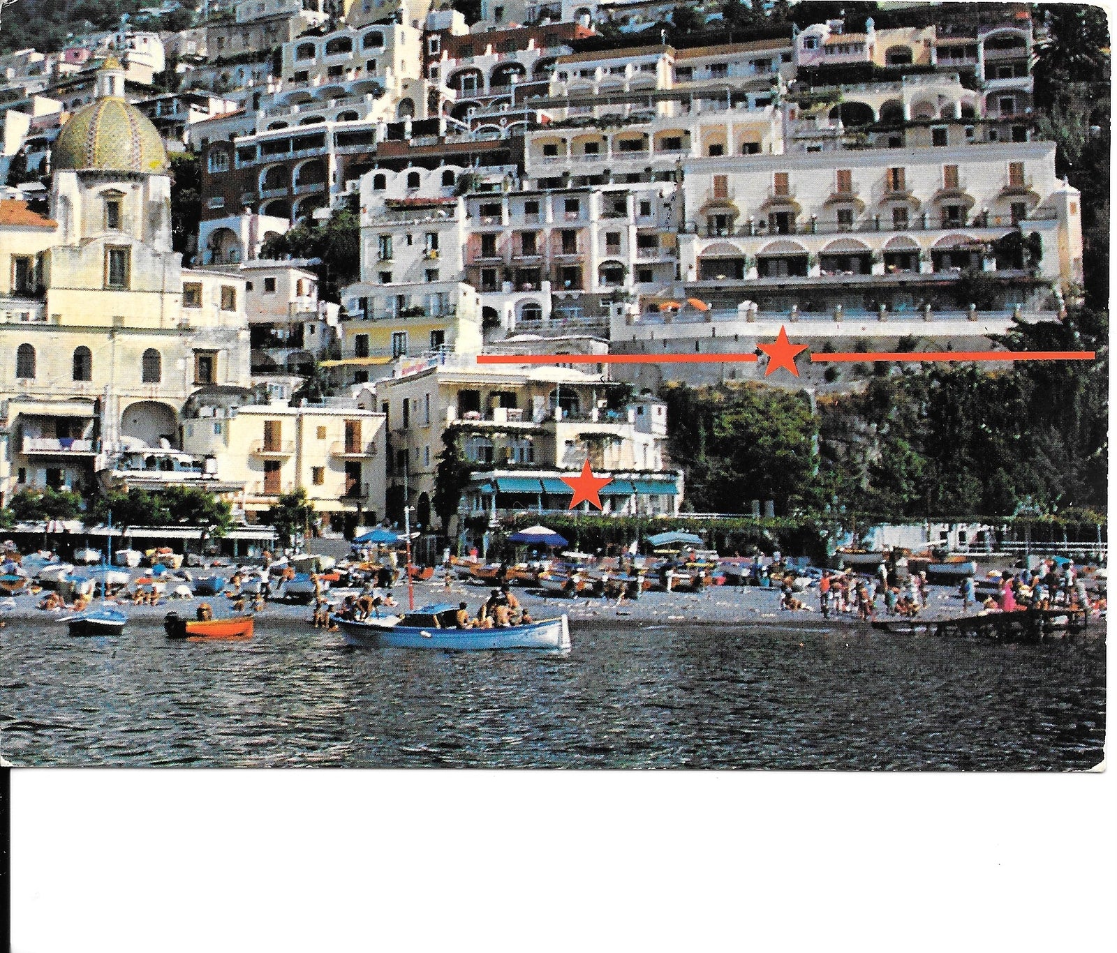 POSITANO - ALBERGO-BAR-RISTORANTE BUCA DI BACCO E BUCA RESIDENCE - V1987