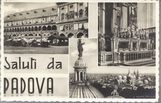 PADOVA - SALUTI - 3 VEDUTE - V 1943 - FP