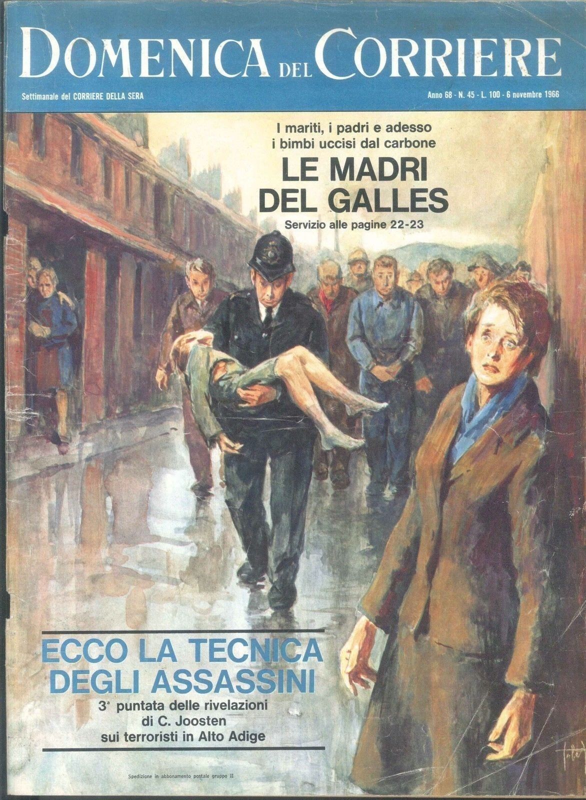 DOMENICA DEL CORRIERE N 45 - 6 NOVEMBRE 1966