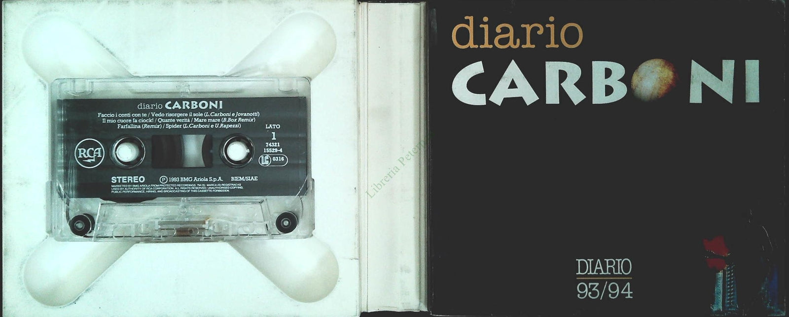 LUCA CARBONI - DIARIO 93/94 - MUSICASSETTA