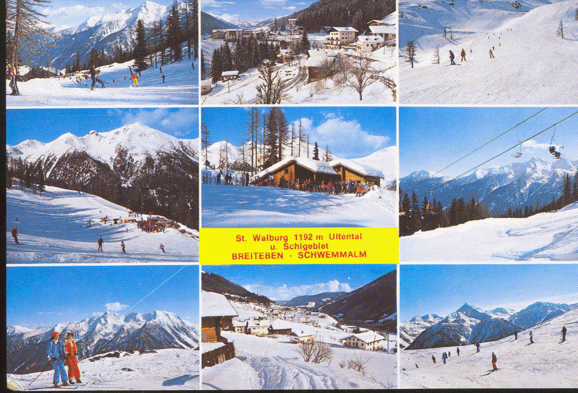 S. VALPURGA D'ULTIMO (St. Walburg Ultental) - 9 VEDUTE 