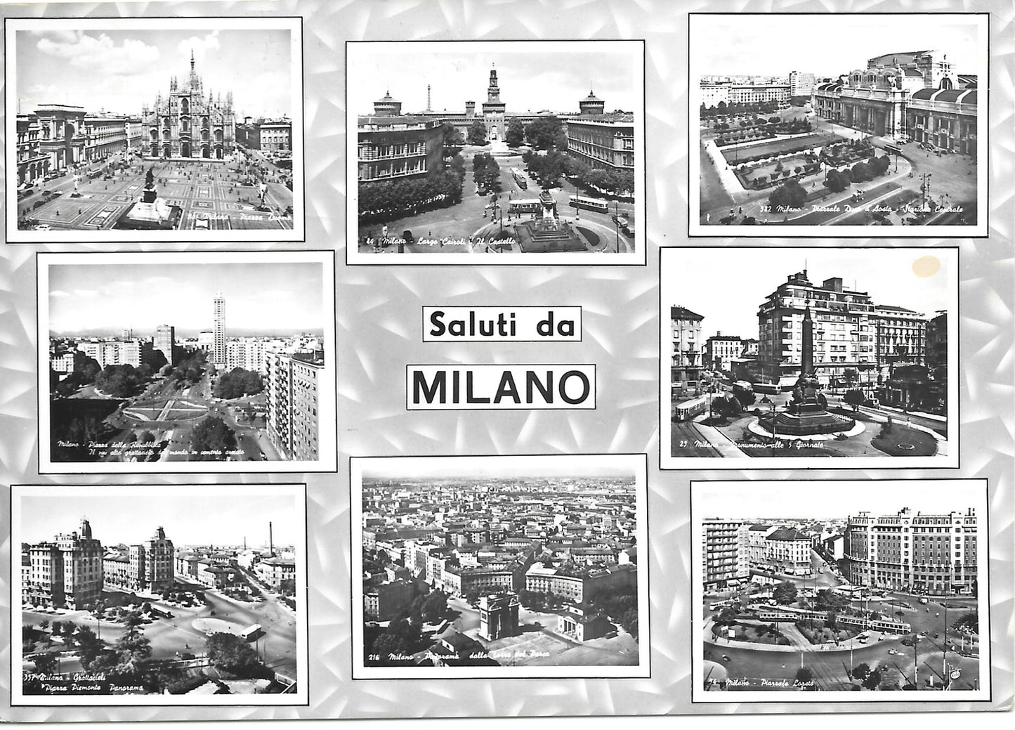 SALUTI DA MILANO - 8 IMMAGINI - V1956