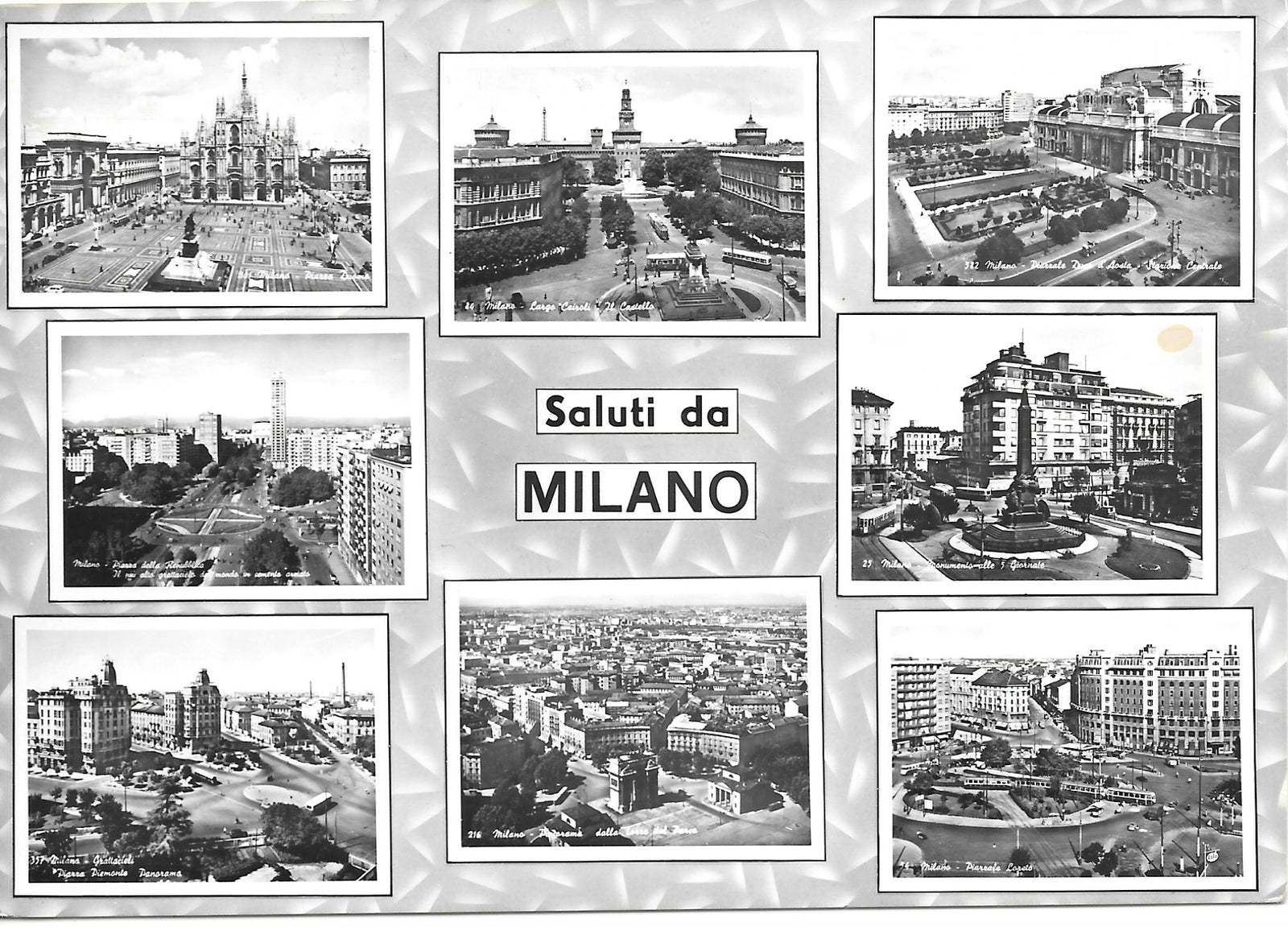 SALUTI DA MILANO - 8 IMMAGINI - V1956