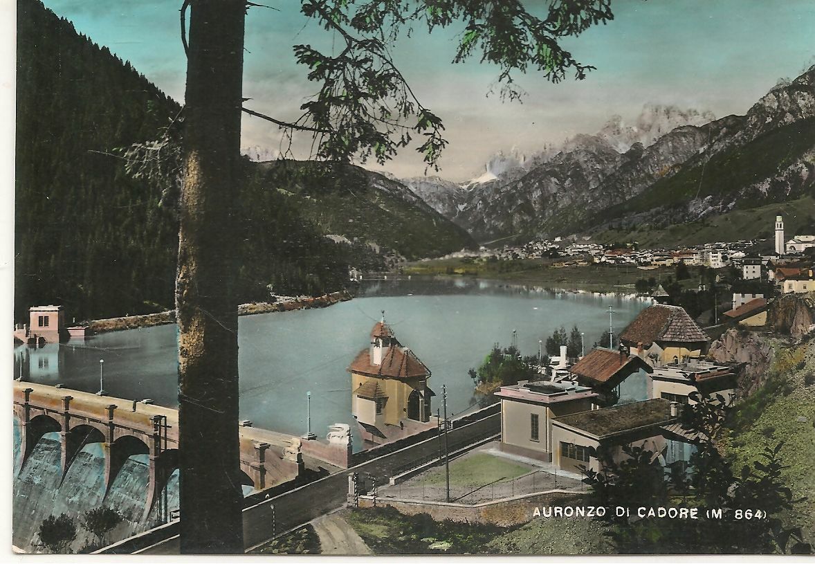 AURONZO DI CADORE - PANORAMA - NV - ACQUARELLATA
