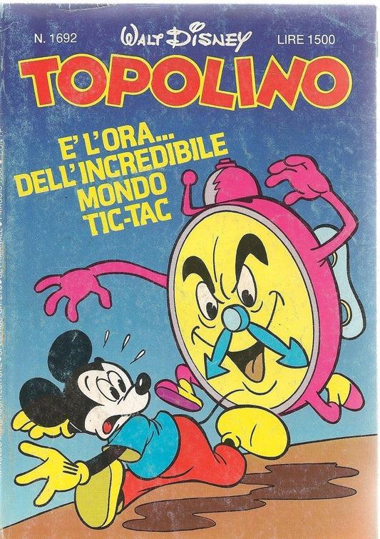 TOPOLINO N° 1692 - 1 MAGGIO 1988