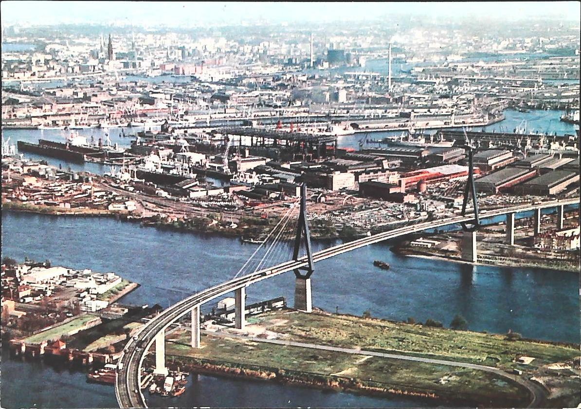 HAMBURG GERMANIA - KOHLBRANDBRUCKE  - 1978