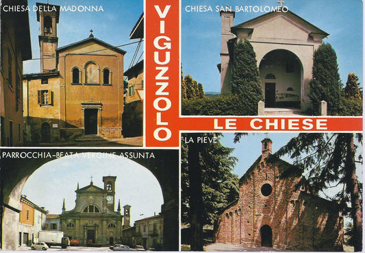 VIGUZZOLO - LE CHIESE - 4 VEDUTE - NV - FG